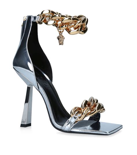 versace chain sandals